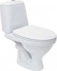 Cersanit Stehende Toilette mit Spülung Weiße