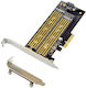 Microconnect Κάρτα PCIe σε θύρα M.2