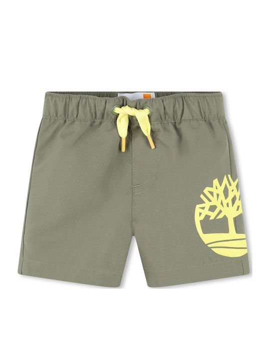 Timberland Kids Swimwear Swim Shorts Khaki