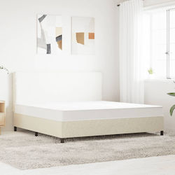 vidaXL King Size Ορθοπεδικό Στρώμα 200x200x18cm με Ελατήρια