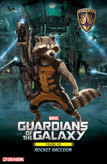 Dragon Models Guardians Of The Galaxy Rocket Raccoon Dragon Collectible Figure 17.78cm
