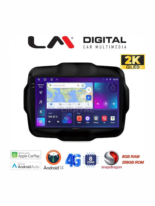 LM Digital Auto-Audiosystem für Jeep Rebell 2014> (Bluetooth/USB/WiFi/GPS/Apple-Carplay/Android-Auto)