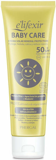 E'lifexir Elifexir Mineral Protection SPF50 Waterproof Protecție Solară Pentru Copii Emulsie Pentru Față 100ml