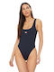 One Piece Swimsuit Dark Blue