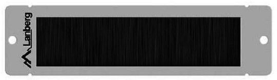 Lanberg Πάνελ Βούρτσας για Rack 10" Γκρι