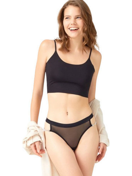 CottonHill Femeie Slip Black