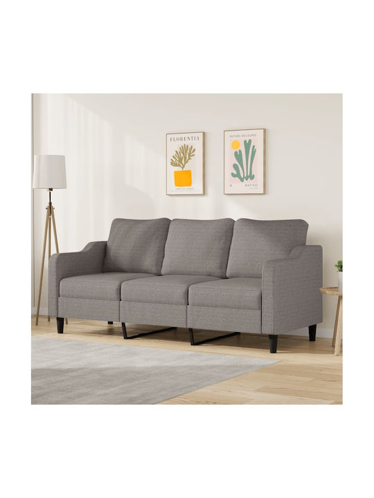 Τριθέσιος Καναπές Taupe 198x77x80εκ. 359374