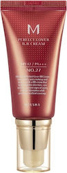 Missha M Perfect Cover PA+++ BB Cream 27 Honey Beige Hidratantă Cremă Pentru Față cu SPF42 cu Acid Hialuronic & Ceramide 50ml