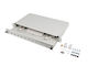 Lanberg Οπτικό Patch Panel για Rack 1U 19" 12 Θυρών Γκρι