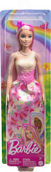 Barbie Royal with Brightly Highlighted Hair, Butterfly-Print Skirt and Accessories Dreamtopia за 3++ Години