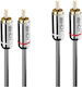 Lindy Kabel 2x RCA-Stecker - 2x RCA-Stecker 3m 35347