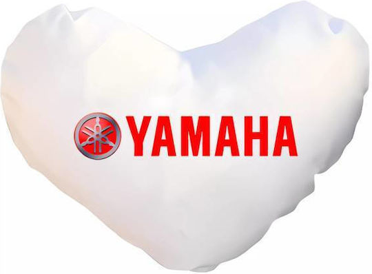 Takeposition Sofa Cushion I Love Yamaha White 40x40cm