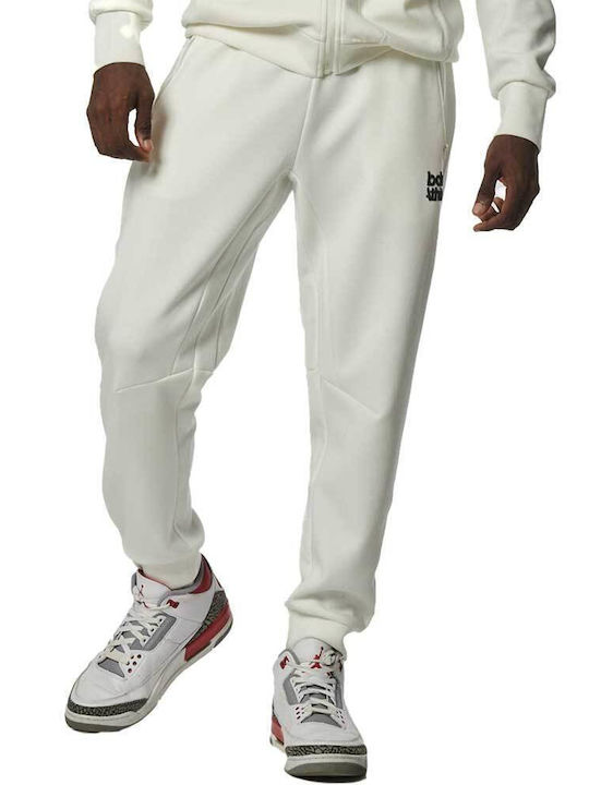 Body Action Men's Sweatpants with Rubber White