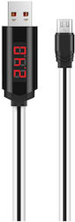 Hoco LED USB 2.0 auf Micro-USB-Kabel Weiß 1m (HOC-U29m-W) 1Stück