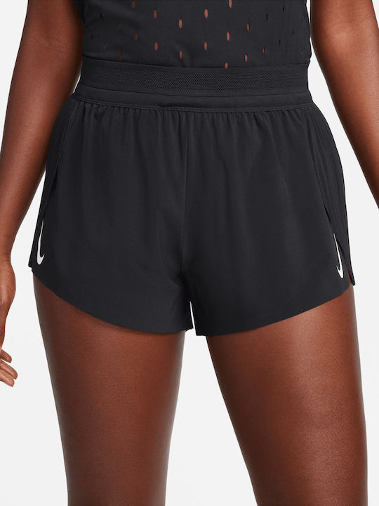 Nike Aeroswift Women's Sporty Shorts Dri-Fit Black/White