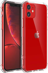 Techsuit Shockproof Clear Back Cover Silicone Transparent (iPhone 12 mini)