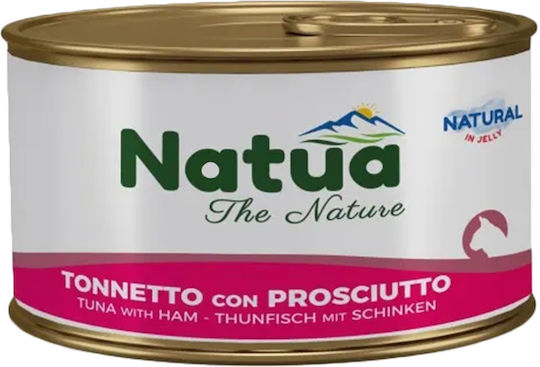 Natua Υγρή Τροφή για Ενήλικες Γάτες σε Κονσέρβα με Τόνο και Ρύζι 85gr