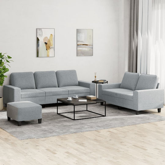 Σετ Σαλονιού 3-Sitzer & 2-Sitzer & Hocker