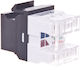 Ospel Μονή Πρίζα Δικτύου RJ45 σε Μαύρο Χρώμα MGK-M5