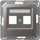 Ospel Διπλή Πρίζα Δικτύου RJ45 GPK-2G/P/27