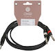 Onsei Cable 2x 6.3mm male - 3.5mm male 2m (ON-Y8120)