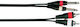 Onsei Cable 2x 6.3mm male - 2x RCA male 3m (ON-C2830)