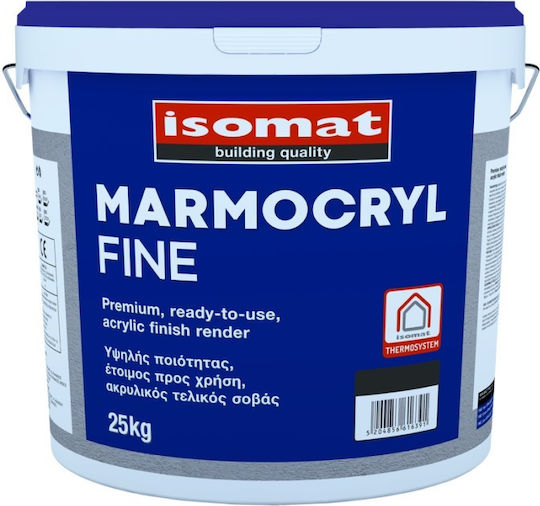 Isomat Σοβάς Plaster Fillers Marmocryl Fine 1.2mm 1305020730022 25kg