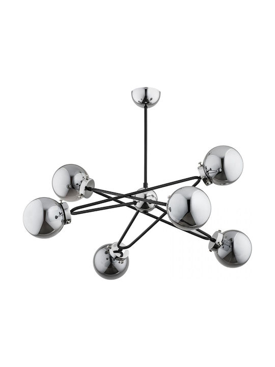 Alfa Sagito Pendant Chandelier Silver