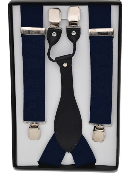 Suspenders Monochrome Navy Blue