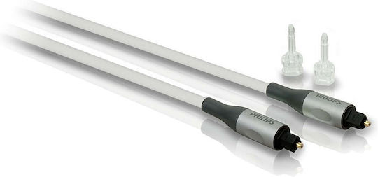 Philips Optical Audio Cable TOS male - TOS male Μαύρο 1.5m (SWA3302S/10)
