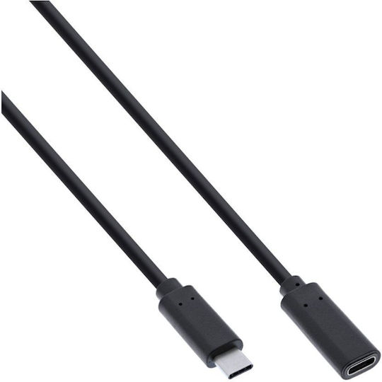 Microconnect USB 2.0 Cable USB-C male - USB-C female Black 2m (USB3.1CC2EX)