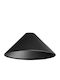 Ideal Lux Conical Lamp Shade Black with Diameter 28cm