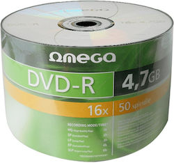 Omega DVD-R Înregistrabile 4.7GB 50 Bucăți Omega DVD-R Înregistrabile 4.7GB 50 Bucăți