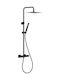 KFA Adjustable Shower Column with Bathtub Mixer 155cm Black