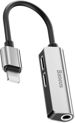 Baseus Converter 3.5mm / Lightning male to 3.5mm / Lightning male Gray (CALL52-S1)