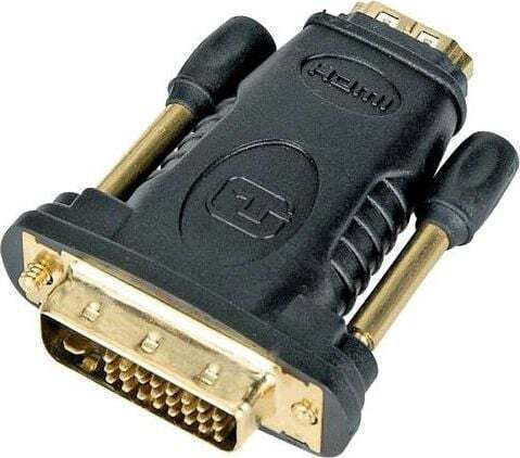 PremiumCord HDMI / DVI-D männlich zu HDMI / DVI-D weiblich 1 Stück KPHDMA-2