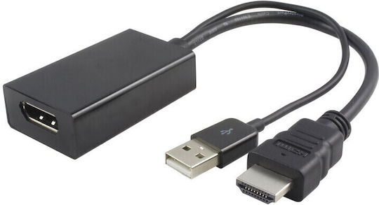 PremiumCord HDMI / DisplayPort / USB-A Männlich Zu HDMI / DisplayPort / USB-A Weiblich Konverter 1Stück