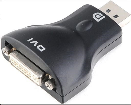 PremiumCord Convertor DisplayPort / DVI-D masculin în DisplayPort / DVI-D feminin 1buc KPORTAD02