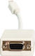 Art Convertor DisplayPort / VGA / mini DisplayPort masculin în DisplayPort / VGA / mini DisplayPort feminin Alb 1buc AL-OEM-90