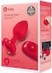 b-Vibe Anal Plug mit Vibration Rote 10.5cm