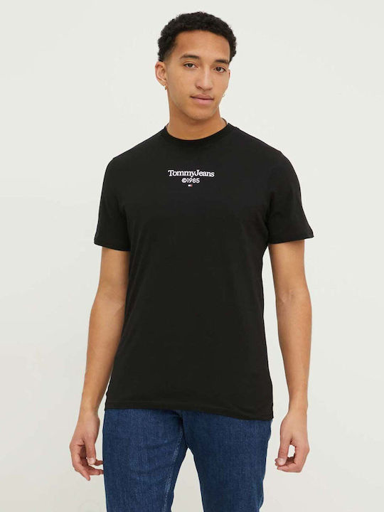 Tommy Hilfiger Men's Short Sleeve T-shirt Black