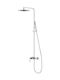 Cersanit Mille Duschsäule mit Wannenbatterie 150cm Silber