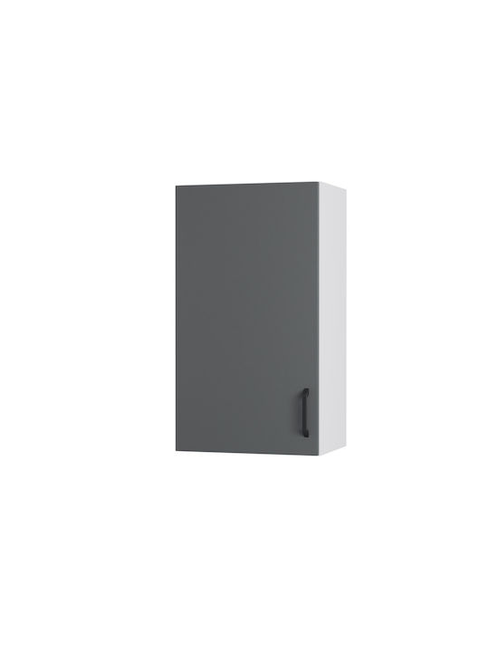 Modest Cabinet Wall Charcoal 40x30x72pcs