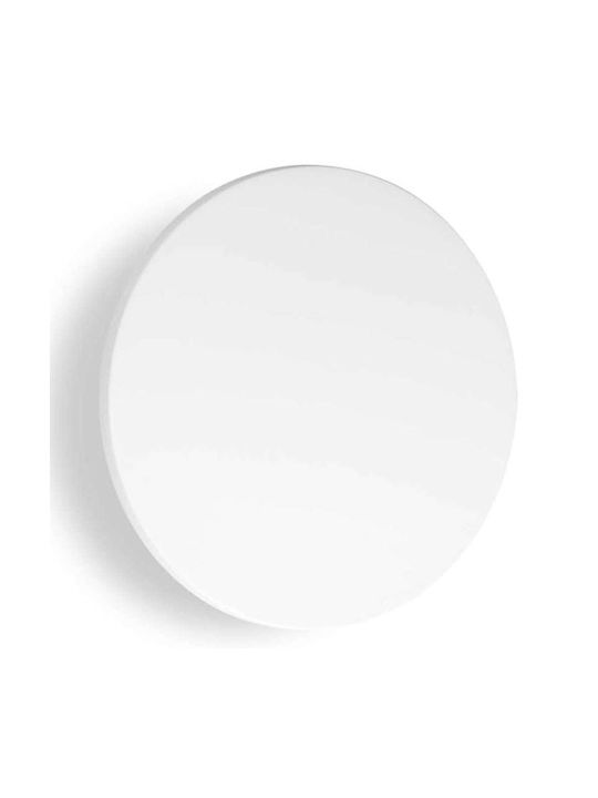 Ideal Lux Ap Wall-Mounted Outdoor Lantern LED IP54 12W with Warm White Light 24x24x5εκ.