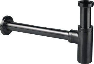 Armando Vicario Kupfer Siphon Spülbecken Schwarz