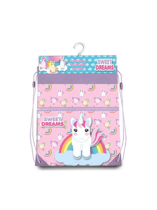 Unicorn Kids Bag Pouch Bag Pink