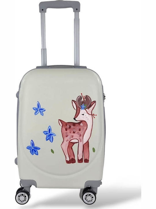 Playbags Βαλίτσα Ταξιδίου Καμπίνας Σκληρή Μπεζ ...