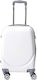Ormi Cabin Travel Suitcase Hard White with 4 Wheels Height 55cm ESH-6011