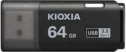 Kioxia U301 64GB USB 3.2 Stick Μαύρο