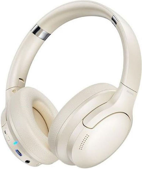 WK M11 Ασύρματα / Ενσύρματα Over Ear Ακουστικά με 8 ώρες Λειτουργίας Λευκά
